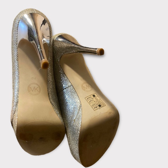 EUC Michael Kors Metallic Glitter Heels⭐️ - Picture 9 of 10